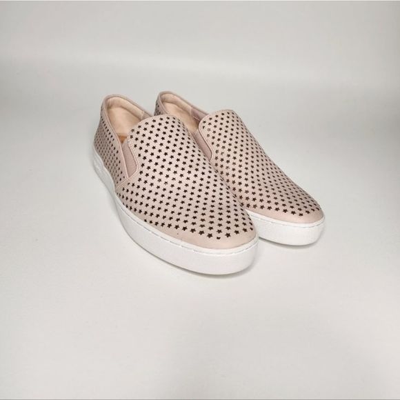 Michael Kors Keaton Slip On Sneakers in Pink Leather Pink gold 9 - Picture 1 of 6